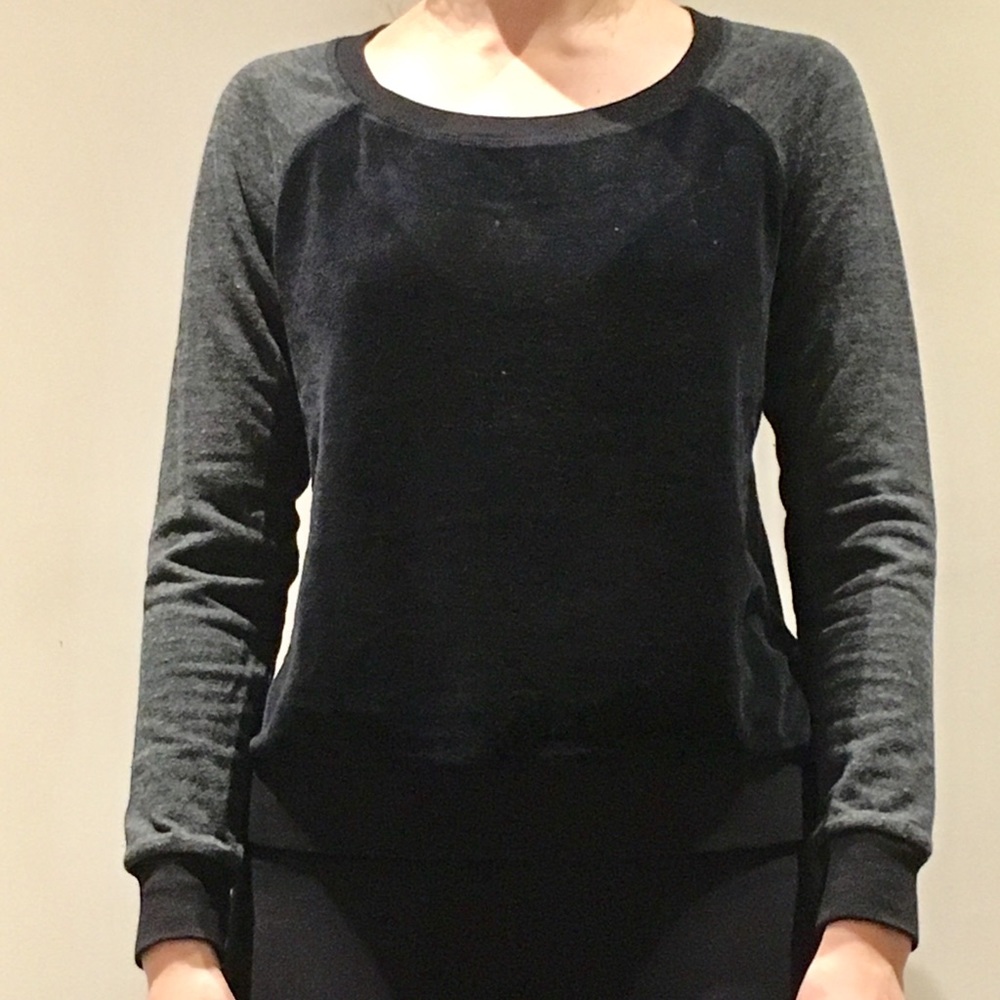 Splendid velvet sweatshirt